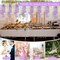 36 Pcs Artificial Wisteria Hanging Flowers 3.6 ft Artificial Fake Wisteria Vine Rattan Hanging Garland Silk Flowers String for Wall Home Wedding Party Greenery Decorations (Purple,White)